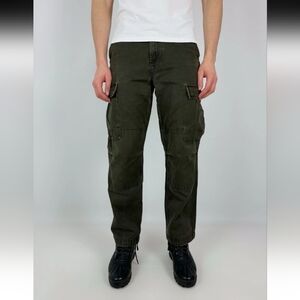 Carhartt WIP Regular Cargo Pants Olive Green (Size 26x32) Unisex
